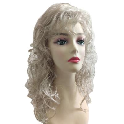 China Premium Super High Tensile Fiber Synthetic Wave Hair Wig For White Women for sale