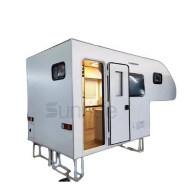 China 2022 travel trailer pop up truck box camper trailers offroad camper rv for sale trailer truck land camper rv for pickup for sale