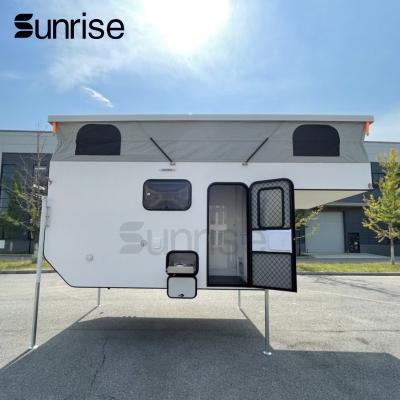 China Popular Flatbed Travel Trailer Truck Campers Caravan Camper Van Camper Trailer Pickup Camper Shell for sale