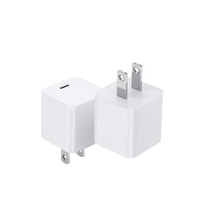 China UniversalÂ   Wholesale Fast Palladium Type-C Power Adapter Charger Charging EU R-U USA 20W Palladium USB C Plug And Cable for sale