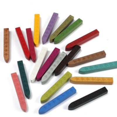 China Traditional Envelope Card 32 Colors Wickless Sealing Wax Seal Sticks for sale