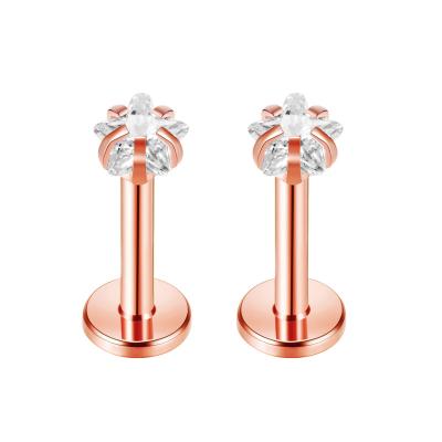 China 2023 Fashion Romantic Design Love Jewelry Lip Stud Body Piercing Jewelry For Ladies for sale