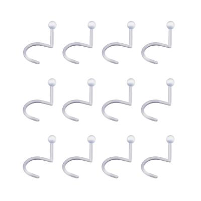 China Simple Stylish Unisex 5 Frame Nose Stud Nose Ring for sale