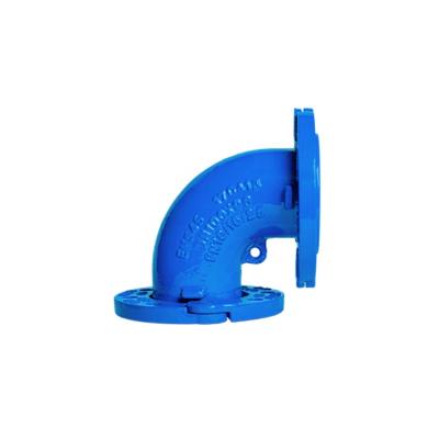 China GGG50/ASTM A536 EN545 Ductile Iron Ductile Iron Pipe Fittings Loosening Double Flanged 90 Degree Bend For Pipeline for sale