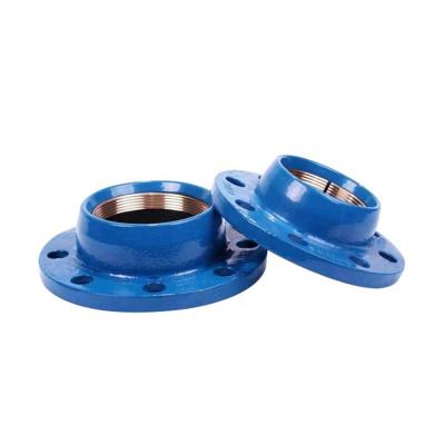 China GGG50 ISO2531/EN545 PN10/16 Malleable Iron Malleable Iron Quick Flange Adapter For PE Pipe for sale