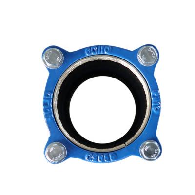 China Hotel Customized ISO2531 , En545 Ductile Iron Body DI Restrained Coupling For HDPE Pipes for sale