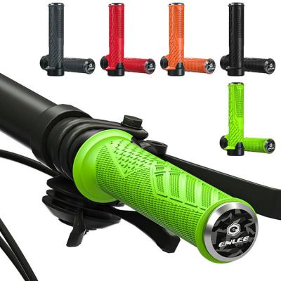 China Strong grips Enlee bicycle handlebar grip ultralight mtb and cycle ultralight plastic soft bike for sale