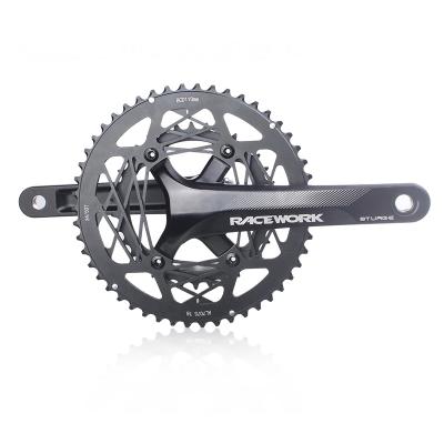 China Road Bikes RACEWORK 22 Speed ​​Folding Bike Crank Set Road Bike 50-34T 53-39T Bicycle Crankset for sale