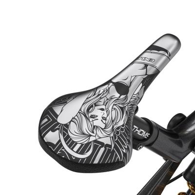 China ENLEE Mountain Bike Mountain Bike Seat PU Bicycle Waterproof Adjustable Leather Cushion Non-slip Front Seat for sale