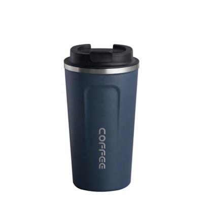 China Top Selling Eco-friendly 17 oz Disposable Thermal Coffee Mug 18/8 Stainless Steel Modern Tumbler With Flip-open Lid for sale