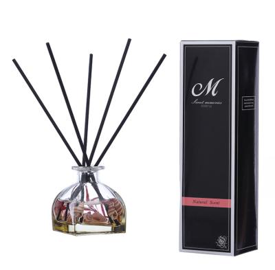 China Ocean Series Reed Diffuser 60ml Glass Stocked Wholesale Bottle No Fire Aromatherapy for sale