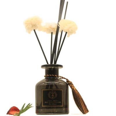 China Acorn Reed Diffuser Glass Stocked Wholesale Bottle No Fire Aromatherapy for sale