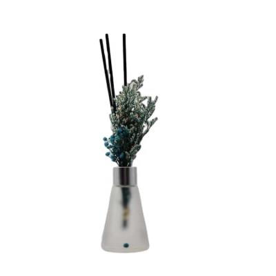 China Wholesale Stocked Glass Reed Diffuser Base Bottle No Fire Aromatherapy for sale