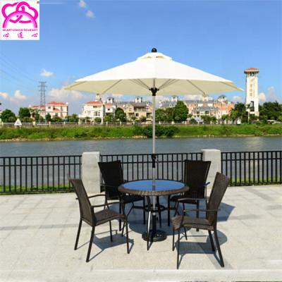 China high quality UV-resistant double polyester fabric outdoor garden restaurant umbrella, sunshade umbrella, beach umbrella for sale for sale