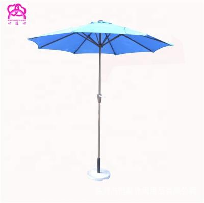 China Custom Design 9FT Steel/Aluminum Sun Umbrella Contemporary Garden Umbrella UV Protection Sunshade Logo Anti Rust Pole Frame 38mm Waterproof Parasol, for sale