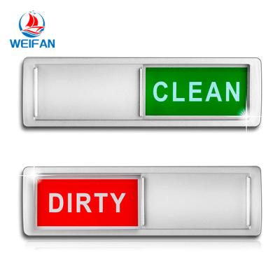 China Home Kitchen Dishwasher Durable High Quality Universal Fridge WEIFAN Super Magnetic Double Sided Sign Indicator for sale