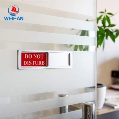 China Durable Amazon Hot Selling Sliding Double Sided Non-Scratch Magnet Sign Indicator Sticker For Meeting Rooms for sale