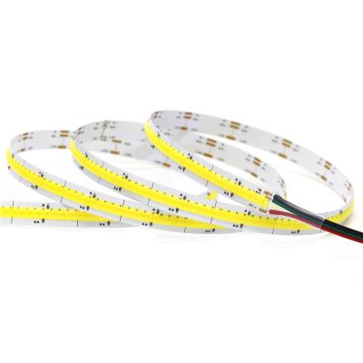 China DC12V 24V 10mm Theme Park COB LED Strip Light High Density Flexible Strip Light Dimmable Green Blue FOB 3000K Red 4000K 6000K Linear Ribbon for sale