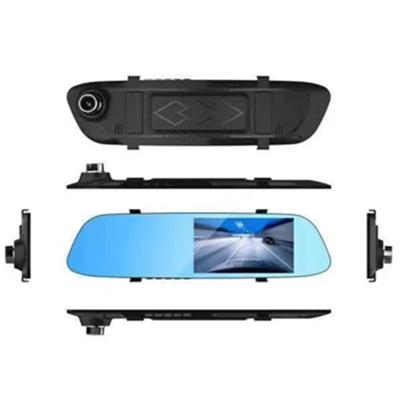 China 4.3 Inch 1080P Dual Lens Dash Cam Front And Rear View Mirror Car DVR Camera Vehicle Car Black Box With Night Version DVR-004 for sale