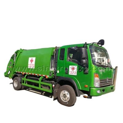 China Sanitation SINOTRUK HOMAN H3 4*2 6wheeler 5cbm 140HP GARBAGE COLLECTOR ZZ5168F3415D1 for sale