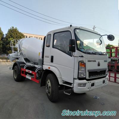 China Construction worksÂ  SINOTRUK HOMAN H3 4*2 MIXER TRUCK ZZ5168E3414C1R for sale