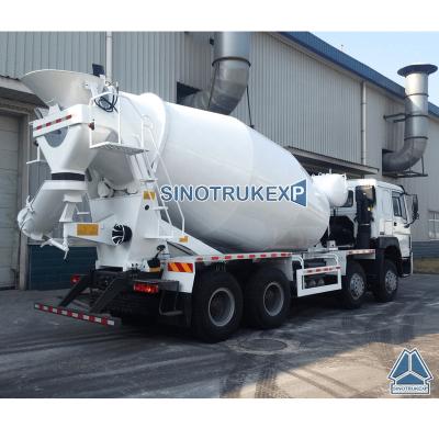 China Construction worksÂ  SINOTRUK HOWO 8x4 12 wheeler  16m3 concrete cement mixer truck for sale