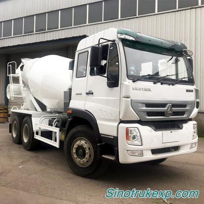 China Construction worksÂ  SINOTRUK HOMAN 6x4 10 wheeler  6cbm~8cbm concrete cement mixer truck for sale