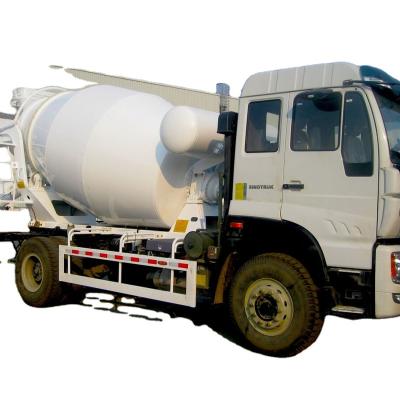 China Construction worksÂ  SINOTRUK HOMAN H5B-F 4*2 6wheeler concrete cement MIXER TRUCK ZZ5168K4210C1GJB 6cbm 220HP for sale