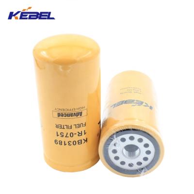 China KEBEL China 1R-0751 High Quality Excavator Parts Fuel Filter 8.6*8.6*18.2 for sale