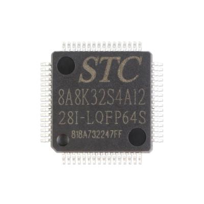 China New original ZHANSHI STC8A8K32S4A12-28I-LQFP64S integrated circuit chip electronic components BOM standard one piece integrated chip for sale