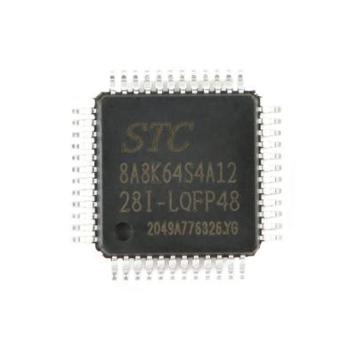 China New original standard STC8A8K64S4A12-28I-LQFP48 microcontroller IC chip LQFP-48_7x7x05P STC8A8K64S4A12-28I-LQFP48 for sale