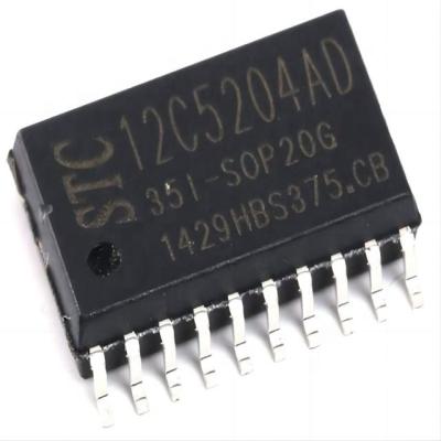 China Original KWM standard integrated circuit IC chip new MCU SOIC-28 STC12C5204AD in stock for sale