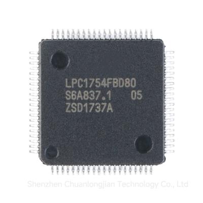 China New Original Standard Microcontrollers IC MCU 32BIT 128KB FLASH 80LQFP Integrated Circuits IC Chip LPC1754FBD80,551 LPC1754FBD80 for sale