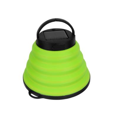 China 2021 New Environmental Friendly Silicone Multifunctional Solar Powered Camping Lamp For Outdoor Solar Light for sale