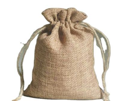 China Online Organic Cheap Jute Wine Bottle Drawstring Bags Eco - Friendly Jute Bag for sale