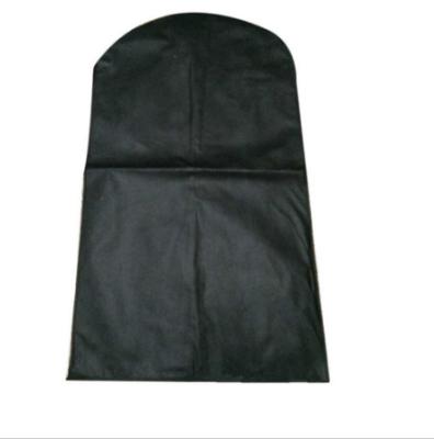 China Black Foldable Storage Bag For Suit Dress Jacket Cover Storage Window Transparent Garment Bag for sale