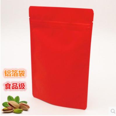 China Recyclable Dry Feed Dog Snack Pouch Stand Up Pouch With Valve For Coffee Beans Aluminum Foil Bag Men Socks Red Colored Bag à venda