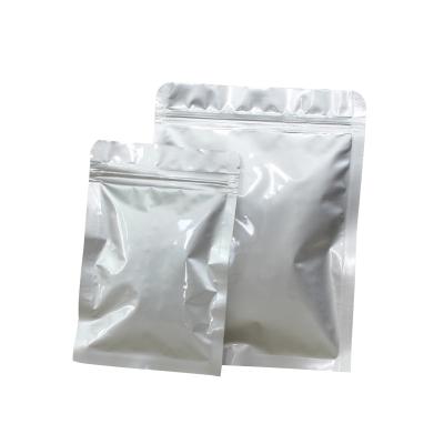 Κίνα BIODEGRADABLE Aluminum Foil Packaging Bag Three Sides Seal Pouch Silver Plastic Bag With Zipper προς πώληση