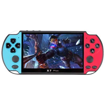 China 5.1 Inch Plastic X7 Plus Portable Video Game Console 8GB Gamepad Doubles Game Console Kids Retro Handheld Game Console for sale