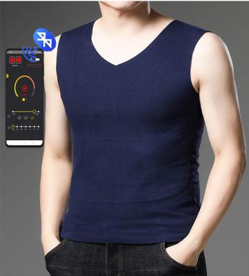 China Viable High Quality Passionate Thermal Underwear Mobile Heating Vest Men Morden Style for sale