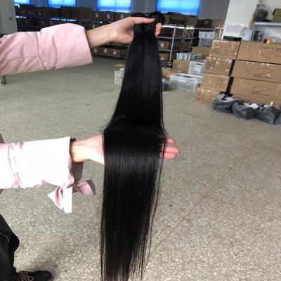 China Wholesale Good Quality Straight Wave Virgin Hair Silky Straight Peruvian Human Hair Extension Weave For Sale for sale