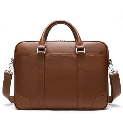 China Designer genuine GENUINE LEATHER Briefcase Leather Bags portable modern high hardness for men for sale