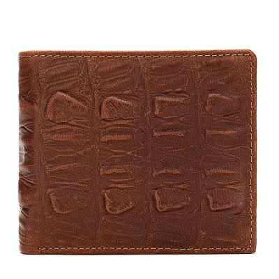 China Waterproof men's leather wallets and bifold leather men's purse men's leather wallet for sale