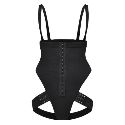 China New Arrivals Antibacterial 2022 Women Plus Size Sexy High Waist Slimming Shaper Jumpsuit Butt Lifter for sale