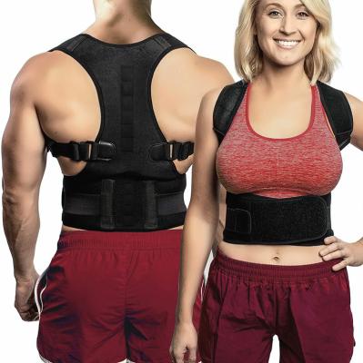 China MP01 Neoprene Back Braces Magnetic Posture Corrector And Magnet Back Brace for sale