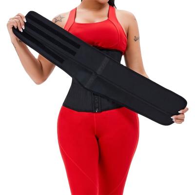 China High Quality Custom Logo Antibacterial Women Fitness Booster Sport Slimming Waist Trainer Belly Wrap Belt for sale