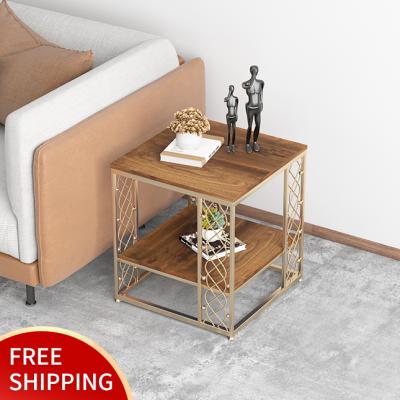 China Free Shipping Wendy Free Shipping Marble Side Table Stable Marble Side Table Gold Modern Furniture for sale