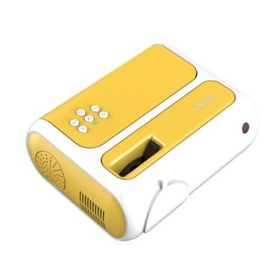 China ODM 720P Pico W01 Mini LED Projector with Moving Screen Mirroring Support Via USB Cable or WiFi Connection for sale