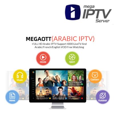 China Live Streaming Iptv Mega Subscription 12 Months Iptv M3u With Iptv Reseller Panel FREE TRIAL Free Trial for sale