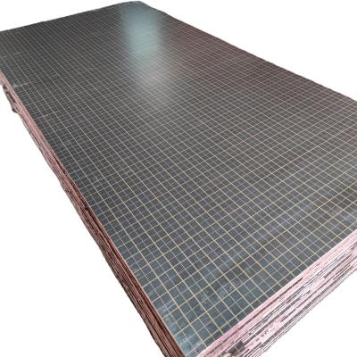 China Traditional gold line black film faced large material plywood glue wbp sheet for construction projects market for sale